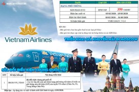 Vietnam Airlines triển khai giá vé khuyến mãi đến Mosscow