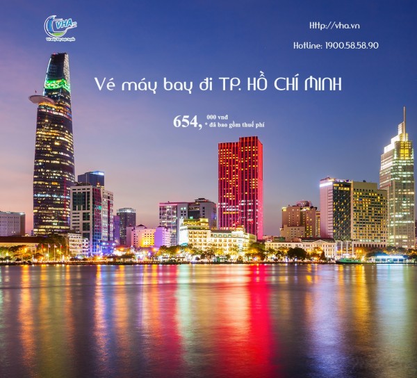 Vé máy bay giá rẻ đi Hồ Chí Minh (SGN) - Thành phố không ngủ