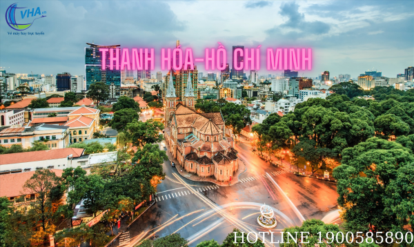 Đặt vé máy bay từ Thanh Hóa (THD) đi Hồ Chí Minh (SGN).