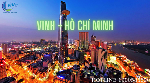 Đặt vé máy bay Vinh đi Hồ Chí Minh – Đại lý vé máy bay .