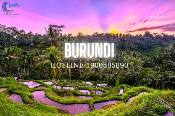 Vé máy bay giá rẻ  nhất đi Burundi
