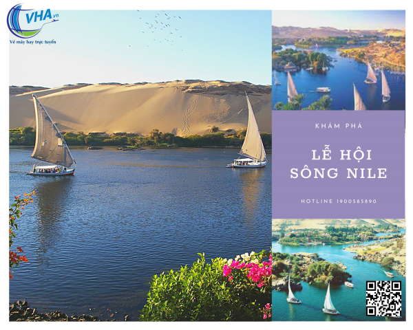 Vé máy bay giá rẻ khám phá lễ hội sông Nile – Ai Cập