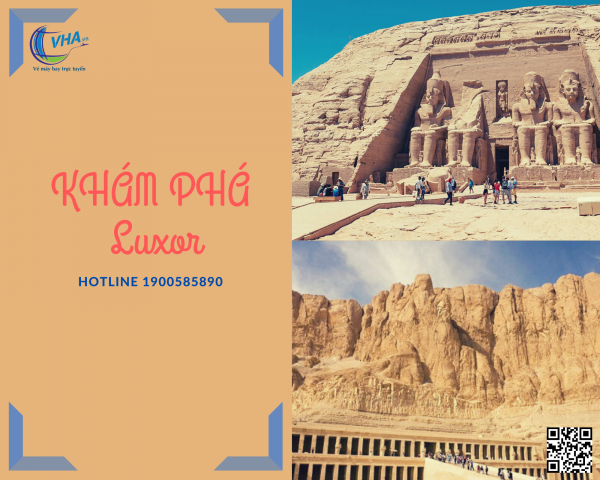Tìm vé máy bay giá rẻ khám phá bảo tàng ngoài trời lớn nhất thế giới – Luxor