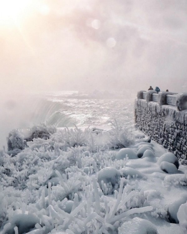 Giá vé máy bay Mỹ – Khám phá Thác Niagara đóng băng