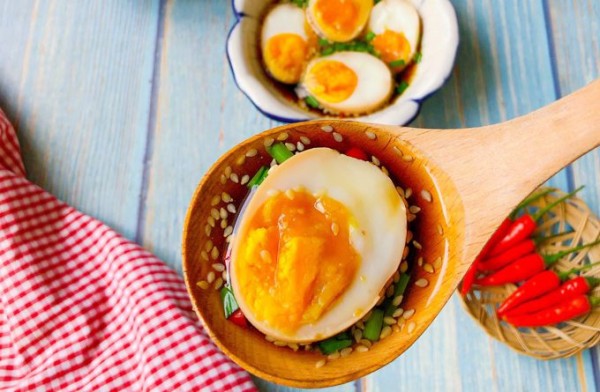 Đại lý Vietjet air – Món trứng ngâm tương Hàn Quốc