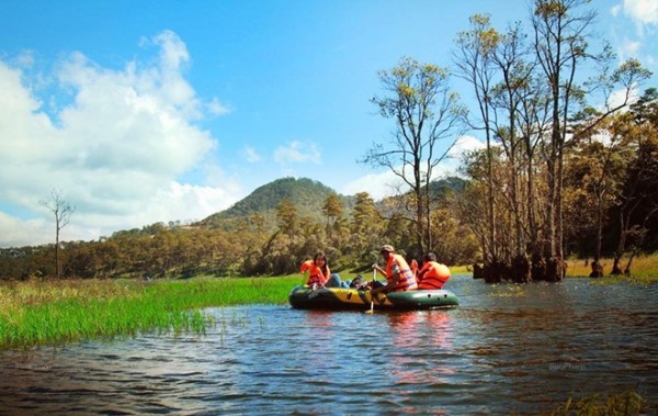 Giá vé bay online  - Chèo thuyền hồ Tuyền Lâm, vào rừng ngắm lá phong đỏ
