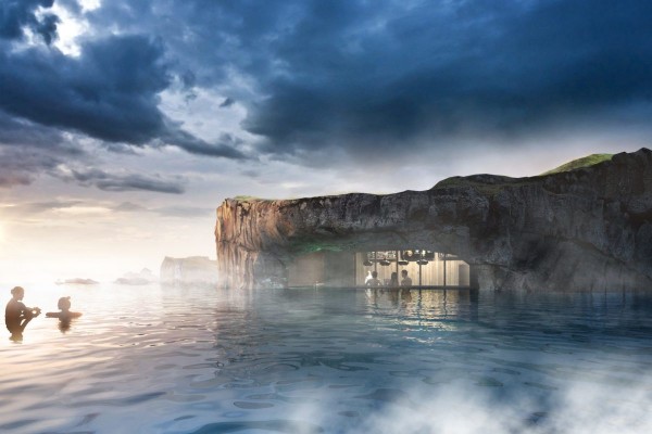 Săn vé bay giá rẻ khám phá hồ tắm khoáng nóng Sky Lagoon vô cực ở Iceland
