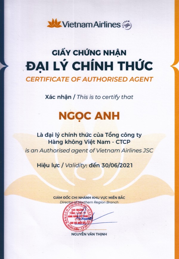Cách nhận biết đại lý chính thức của Vietnam Airlines
