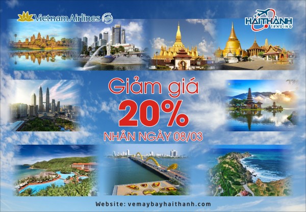 ƯU ĐÃI CỰC LỚN CỦA VIETNAM AIRLINES NHÂN NGÀY QUỐC TẾ PHỤ NỮ !