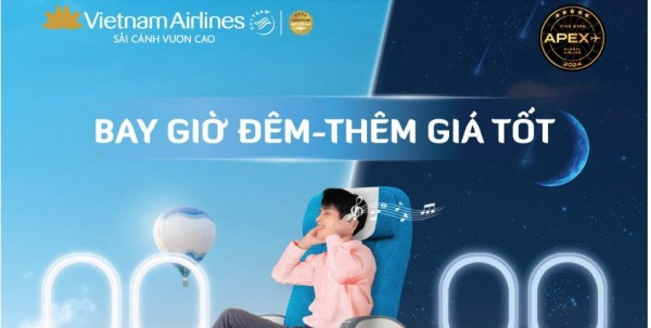 Bay giờ đêm - Thêm giá tốt cùng Vietnam Airlines!