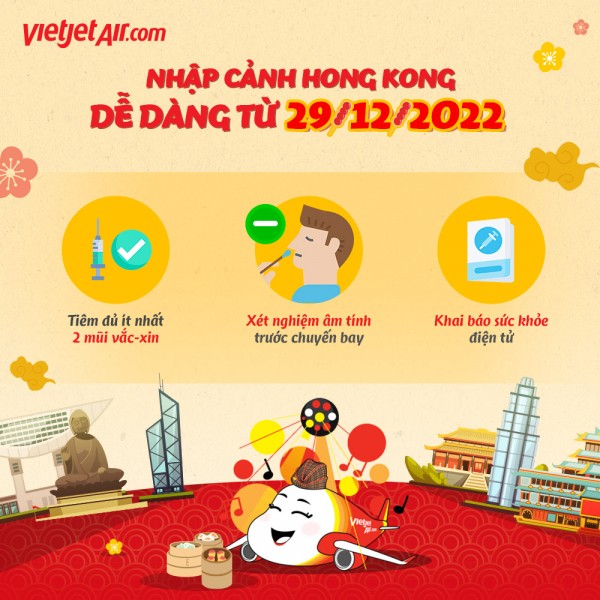 TỪ 29/12 NHẬP CẢNH HONG KONG DỄ DÀNG VÀ THẢNH THƠI