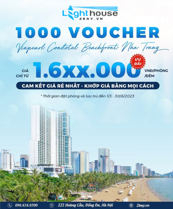 VỀ 1000 ĐÊM VIN BEACHFRONT & TẶNG VÉ VUI CHƠI