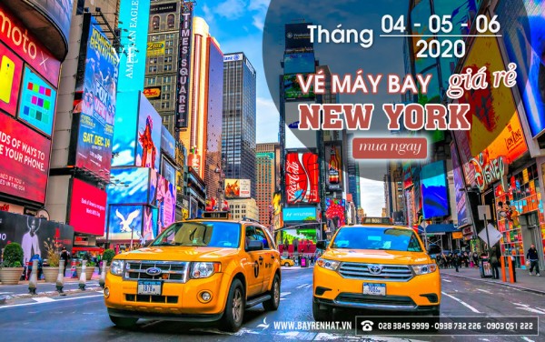 Vé máy bay đi New York giá rẻ - Du lịch Mỹ
